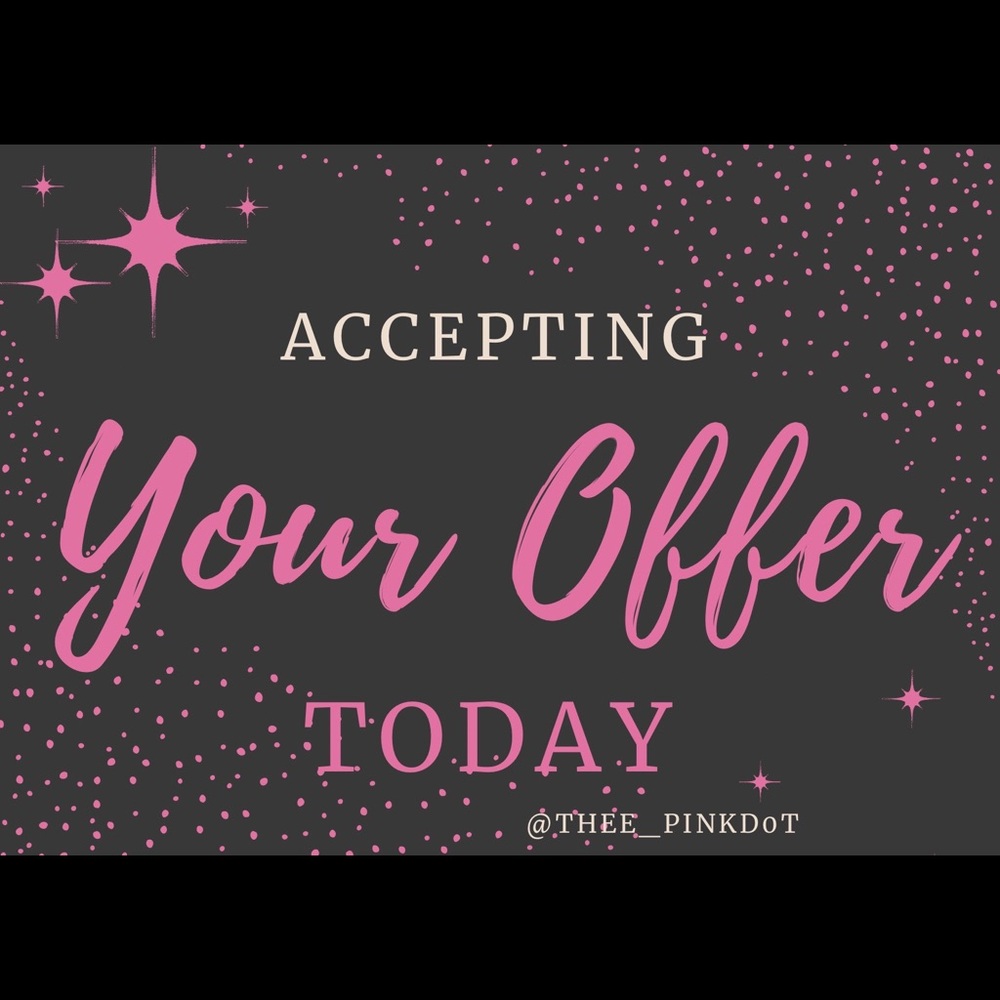 Accepting Offers ✨